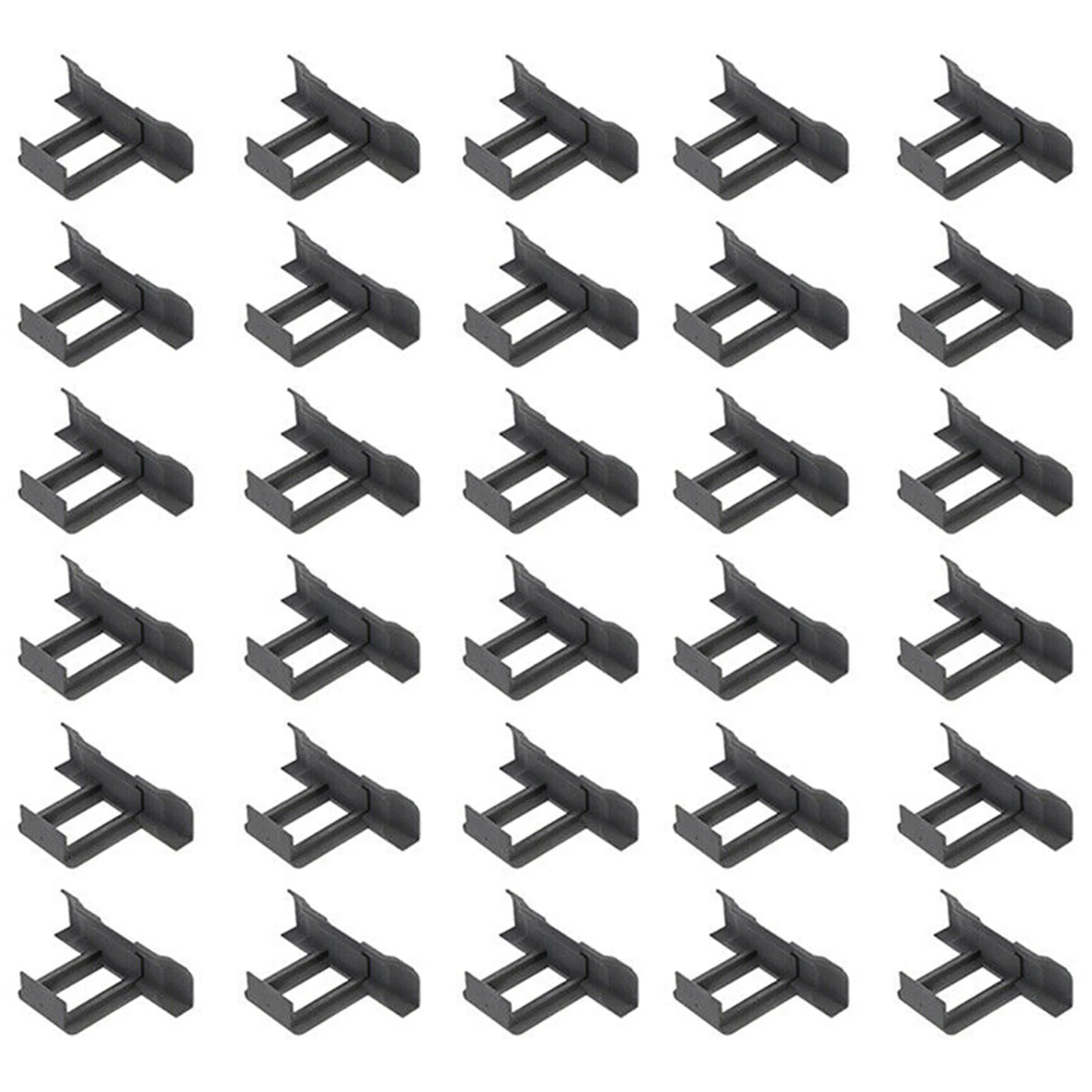 30PCS Solar Panel Mud Discharge Clip 30/35/40mm Solar Panel Clip Mud Removal Clip Water Drain Water Diversion Clip Photovoltaic