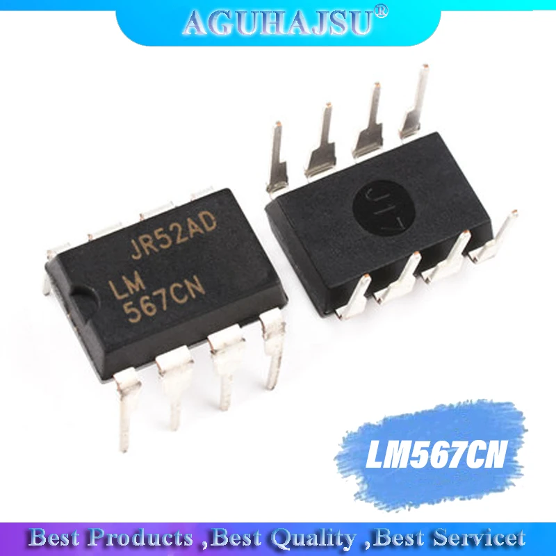 10PCS LM567CN DIP8 LM567C DIP LM567 new Voice/audio decoder