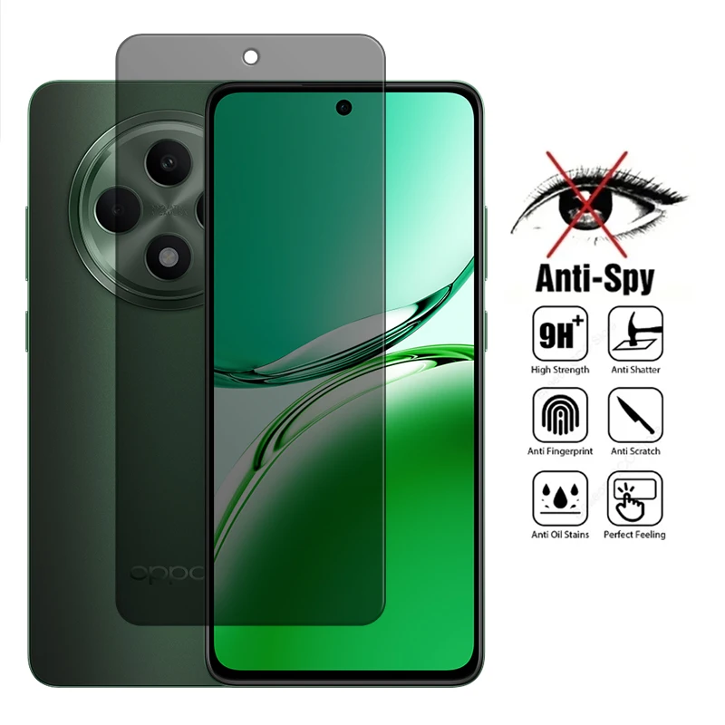 

For OPPO Reno12 FS Glass For Reno12 FS 4G 5G Tempered Glass 6.67 inch Anti-spy Privacy Screen Protector For Reno12 FS Lens Film