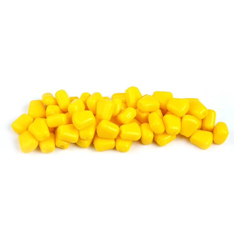 50pc/100pc Soft Corn Carp Fishing Lures With Silicone Of Artificial Pop-up Baits corn Fake carp Feeder Fish Lure Pesca tackle