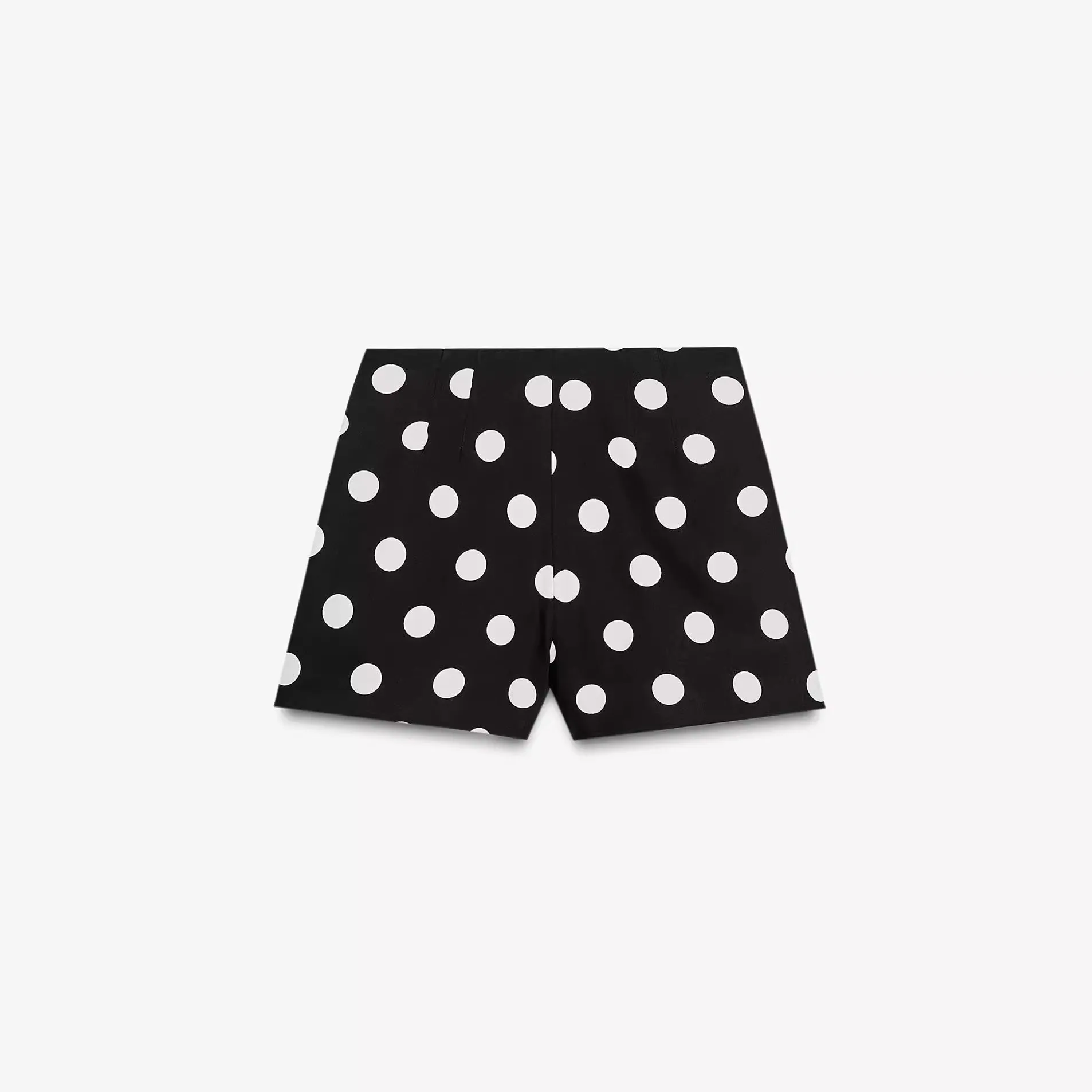 High Waist Polka Dot Print Slim Fit Casual Faion ort Pants Ci Walk Polyester Fiber Zipper Side Opening mid Length Skirt