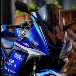Motorcycle Visor Viser Windshield WindScreen Fit For YAMAHA YZF R25 R3 yzf-r25 yzf-r3 2019 2023 19-23 Double Bubble