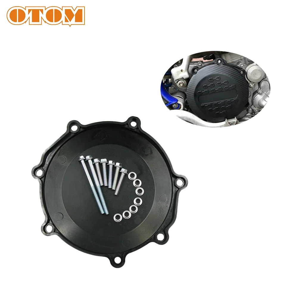 OTOM Motocross Clutch Cover-YMH02 Plastic Protective Shell Lid Engine Protection Guard For YAMAHA YZ450F YZ450FX WR450F Bikes