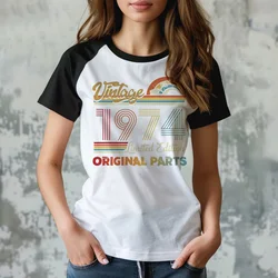 1974 tshirt women Y2K t shirt girl funny clothing