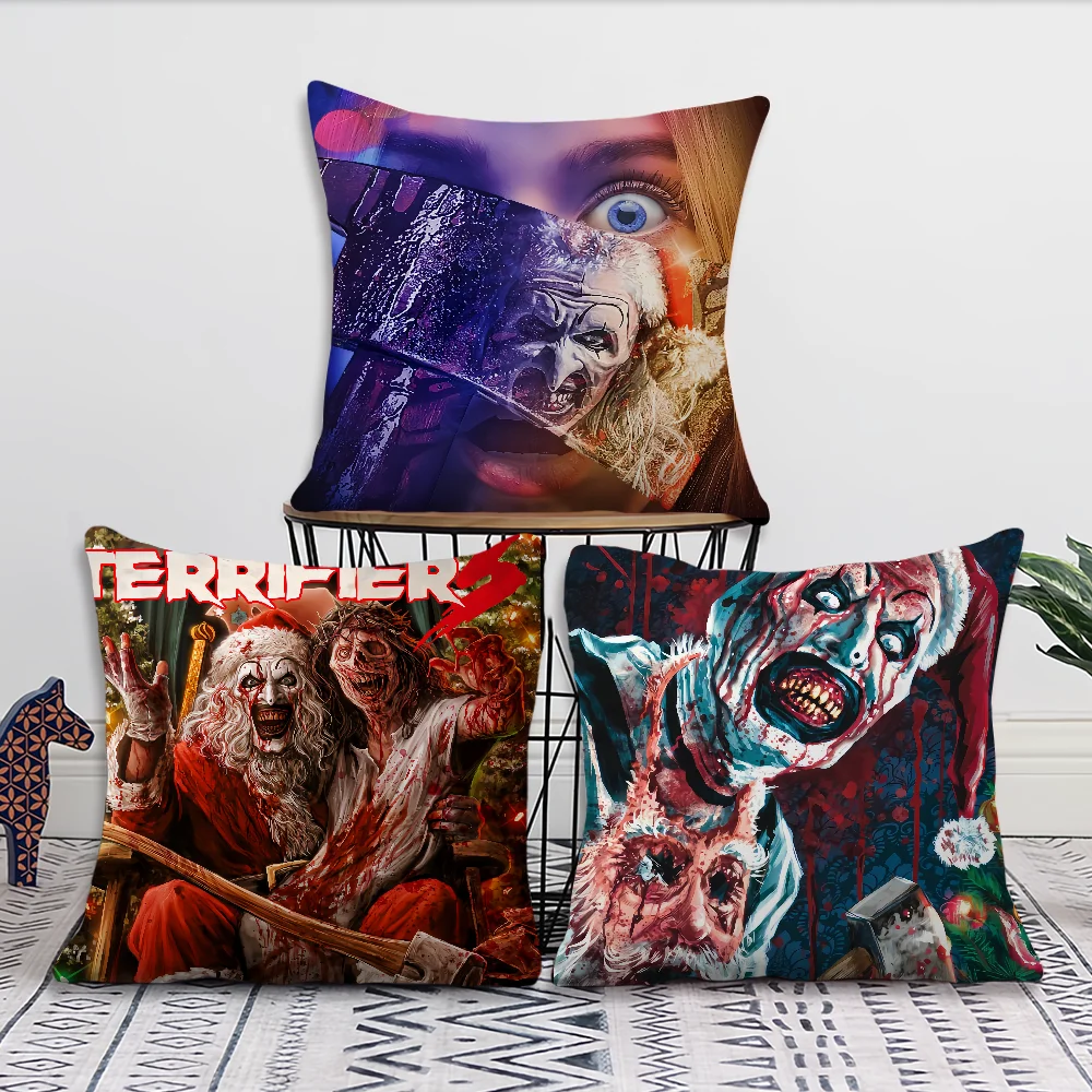 Movie T-TerrifierS 3 Comfortable soft Pillow Case for Sofa Living Room Home office Decor and Protective Covers