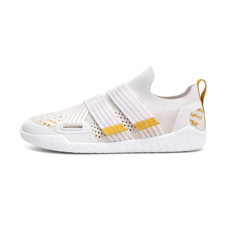 New Barefoot Weightlifting Shoes Size 40-45 Hook Loop Gym Lightweight Sports Hard Pull Squat Training Shoes Powerlifting Shoe