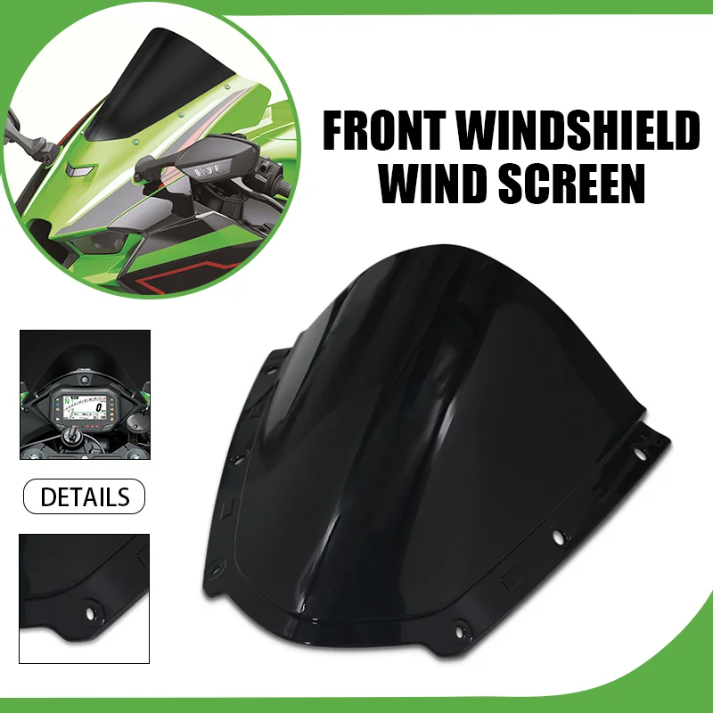 

Motorcycle Front Fairing Windshield Windscreen For ZX10R ZX-10R ZX 10R 2021-2023 2024 Wind Screen Shield Deflector Visor zx10r