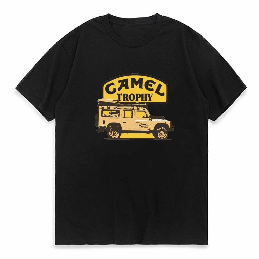 Defender 110 Camel Trophy for Men Women T Shirt Overland Car Accessories Casual Tees T-Shirts 100% Cotton Graphic Printed Tops