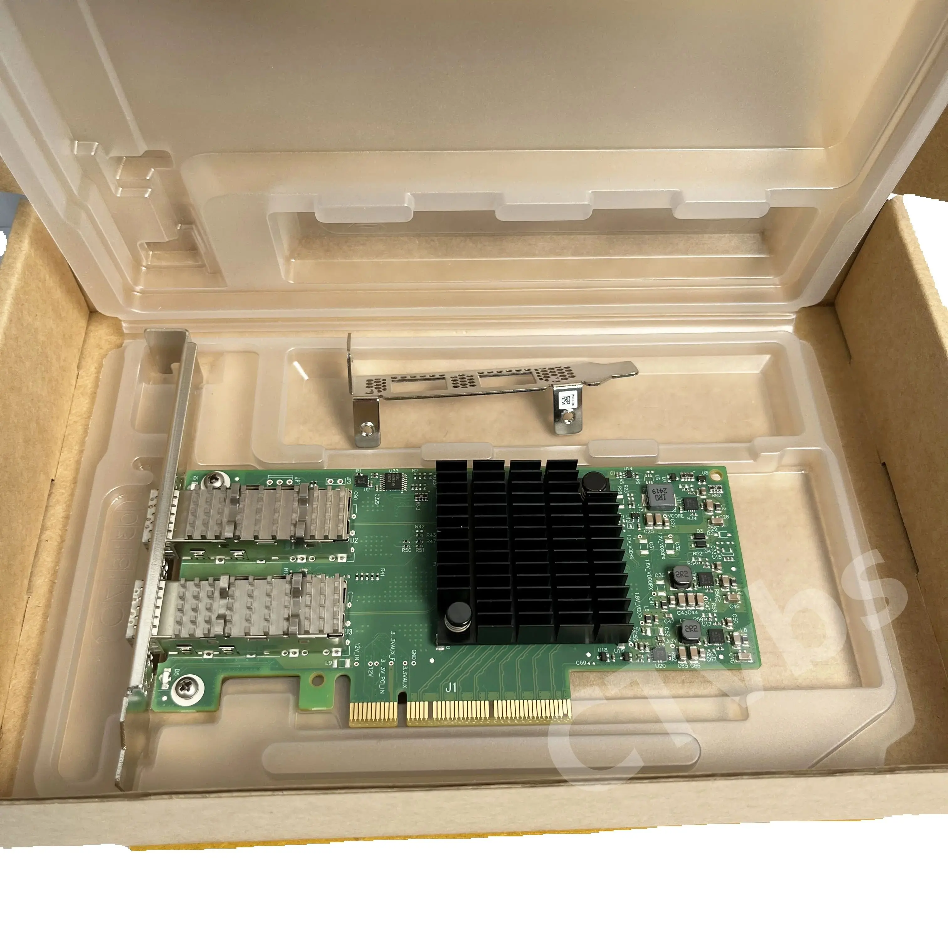 Mellanox MCX4121A-ACUT 25GbE PCIe 네트워크 카드 SFP28 포트