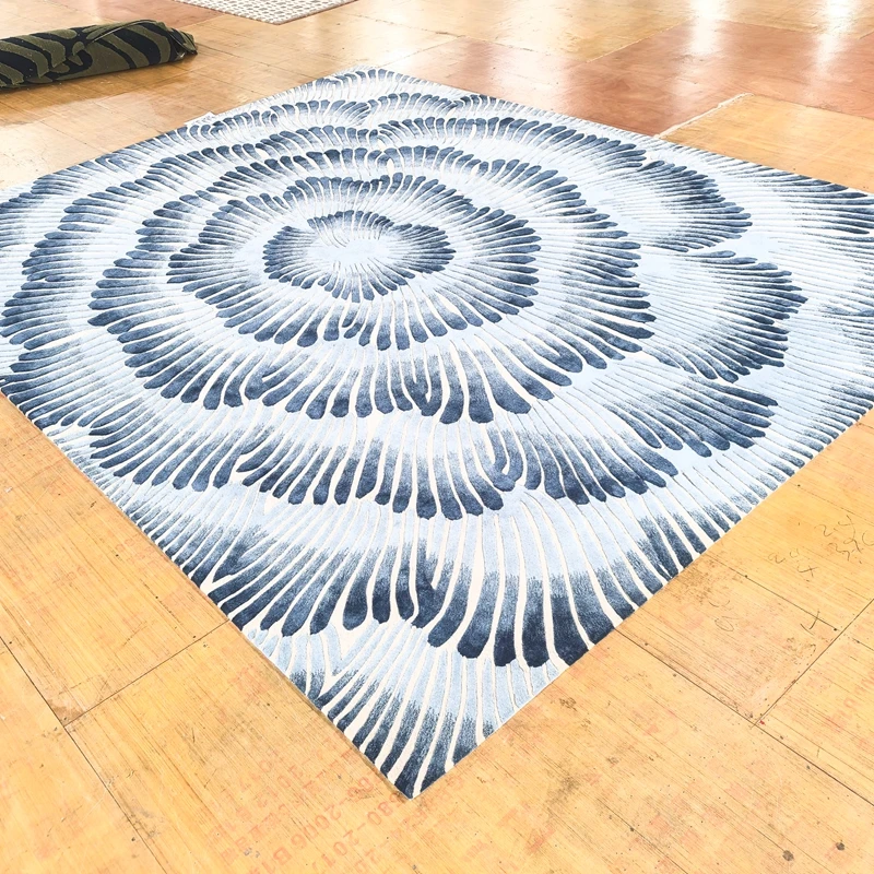 Customized Handmade Tufted Wool and Silk for Home