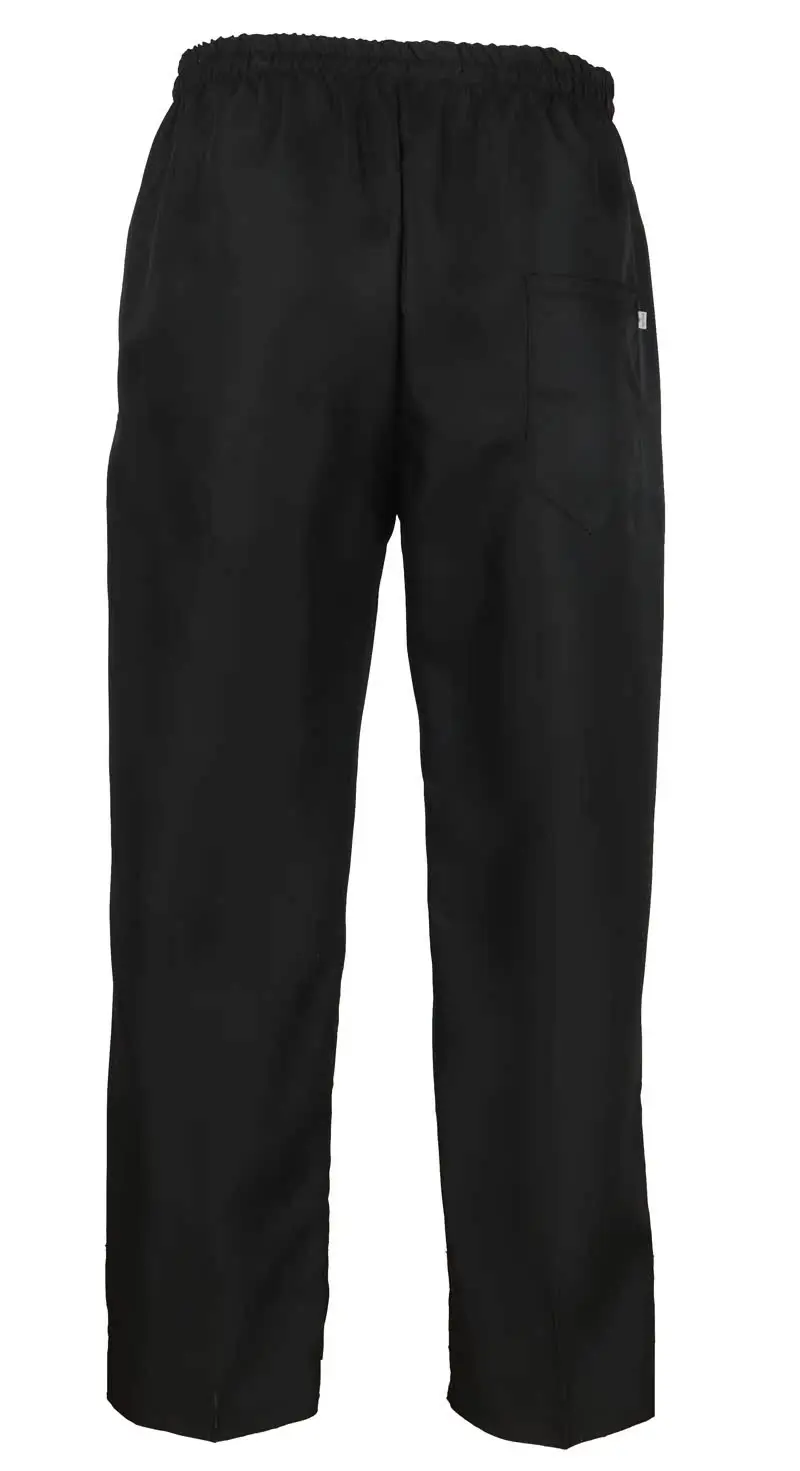 Black White Chef Pants Kitchen Workwear Trousers for Men And Women Chef Uniforms Comfortable Breathable Work Clothes view 2