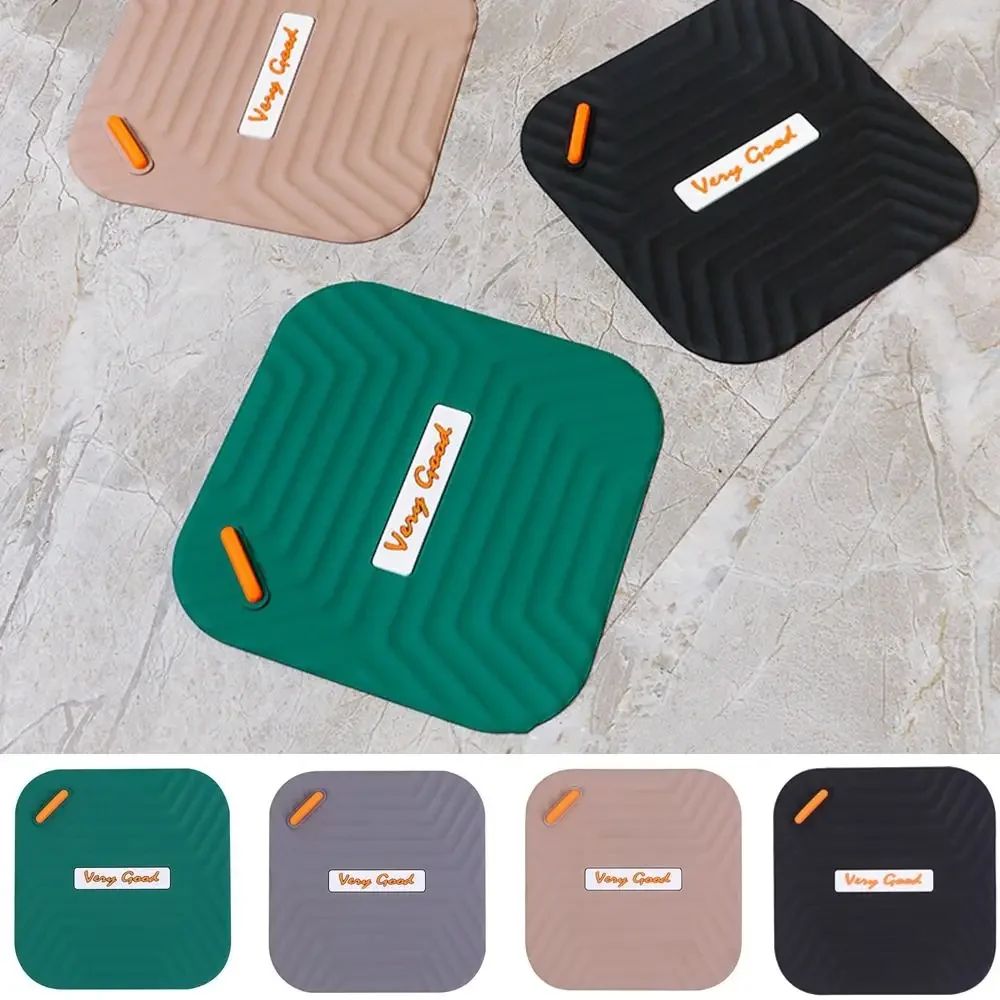 

Hair Catcher Silicone Floor Drain Cover 15*15cm Square Shower Deodorant Pad Anti-odor Anti-Clogging Water Stopper Kitchen