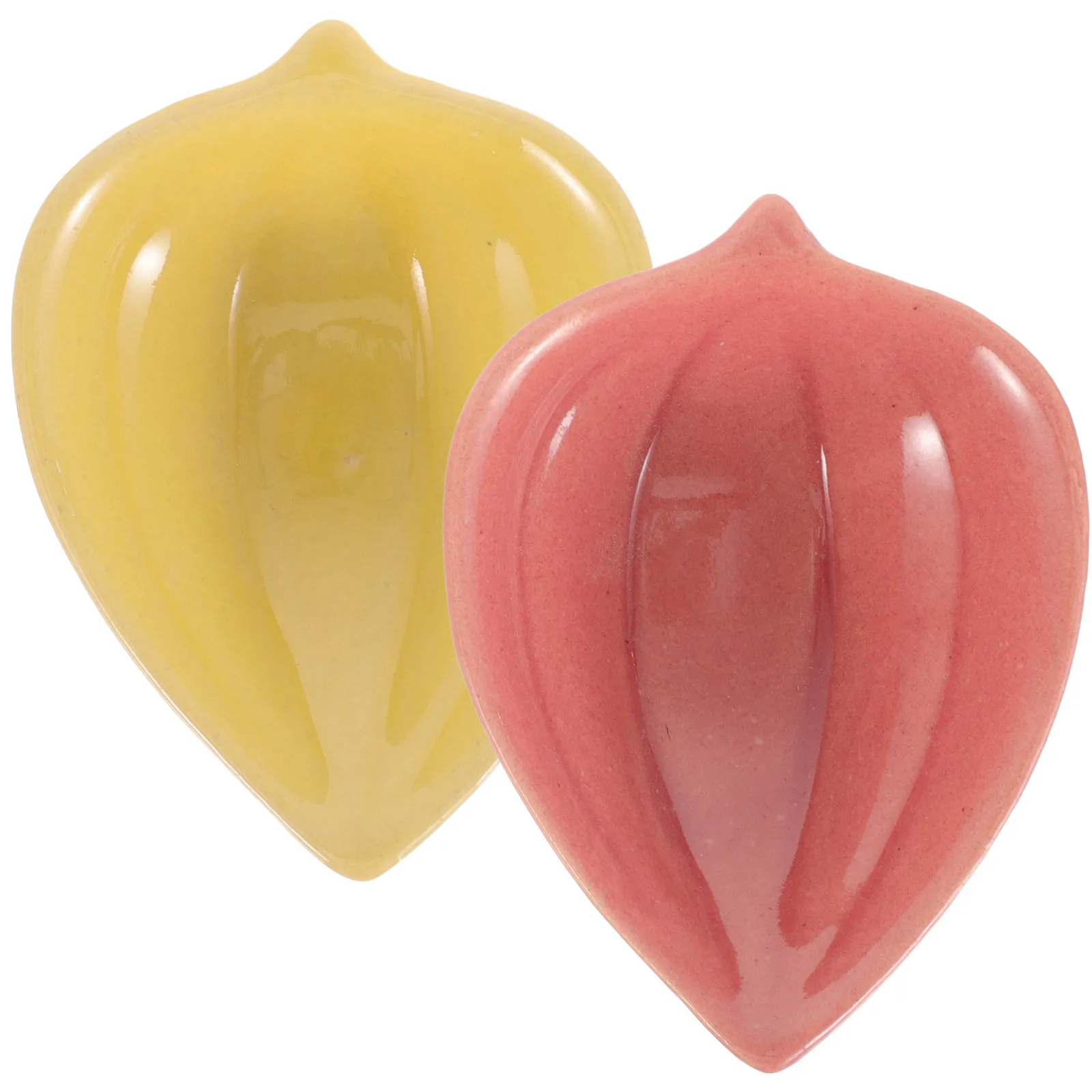 

2Pcs Ceramic Oil Bowl Delicate Essential Oil Dishes Face Mask Blending Bowls Multi-Function Spa Dish Home Use