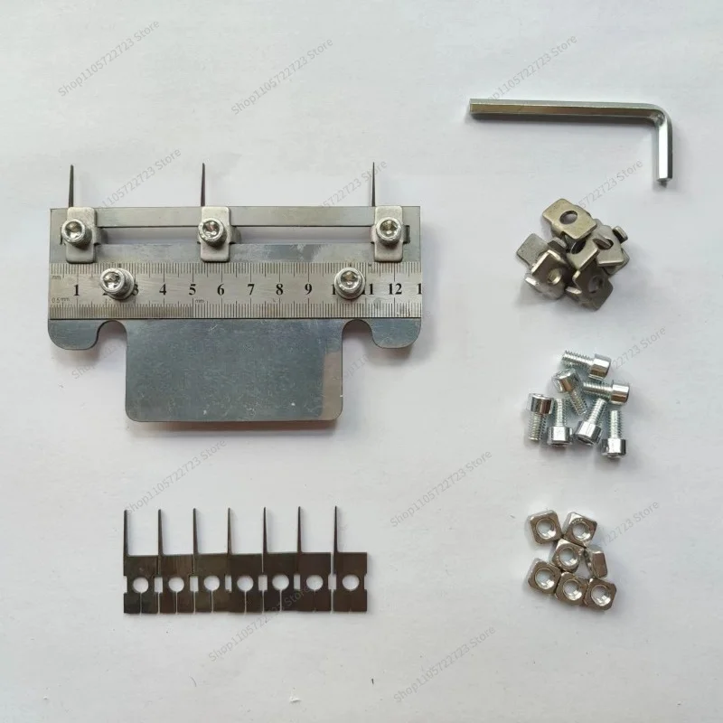 For Adjustable Tooth Pitch, Dispensing Width, Silicone Dispensing Knife, Stainless Steel Plate Tool