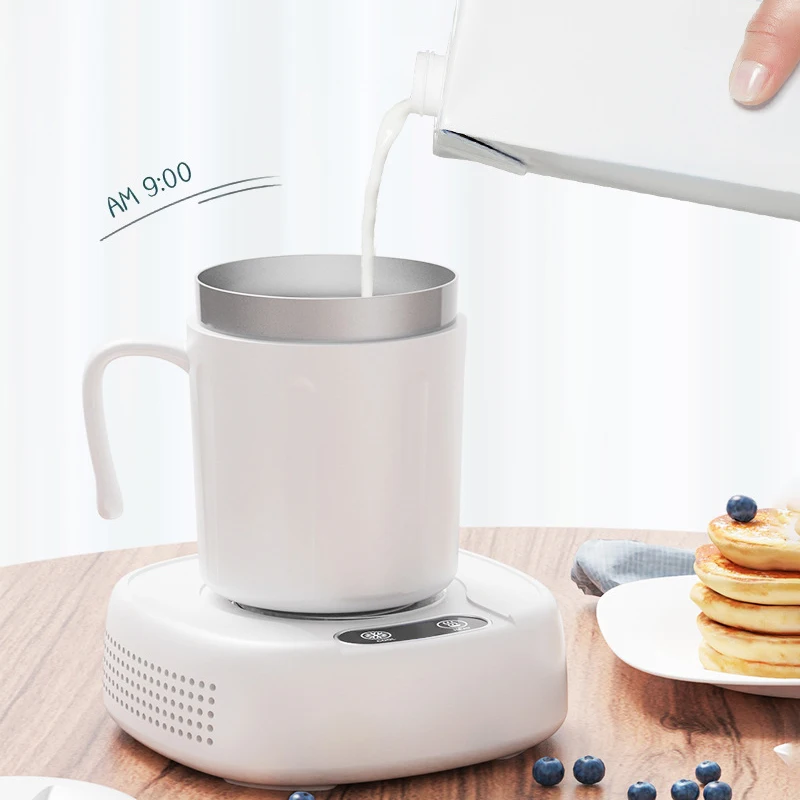 Taza de enfriamiento rápido 2 en 1, taza de enfriamiento con calefacción para café, leche y cerveza, refrigeración termostática, taza creativa con enfriamiento de hielo - Image 5