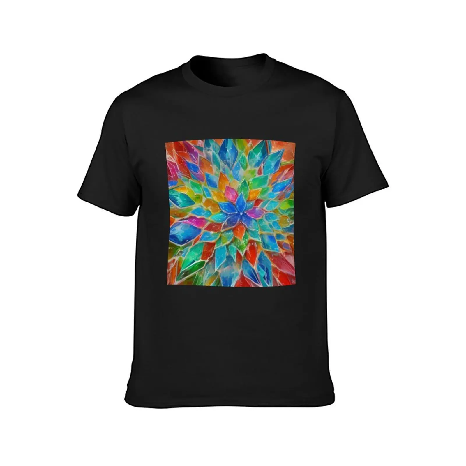 Crystal flower T-Shirt sports fans vintage clothes customs design your own vintage mens tall t shirts