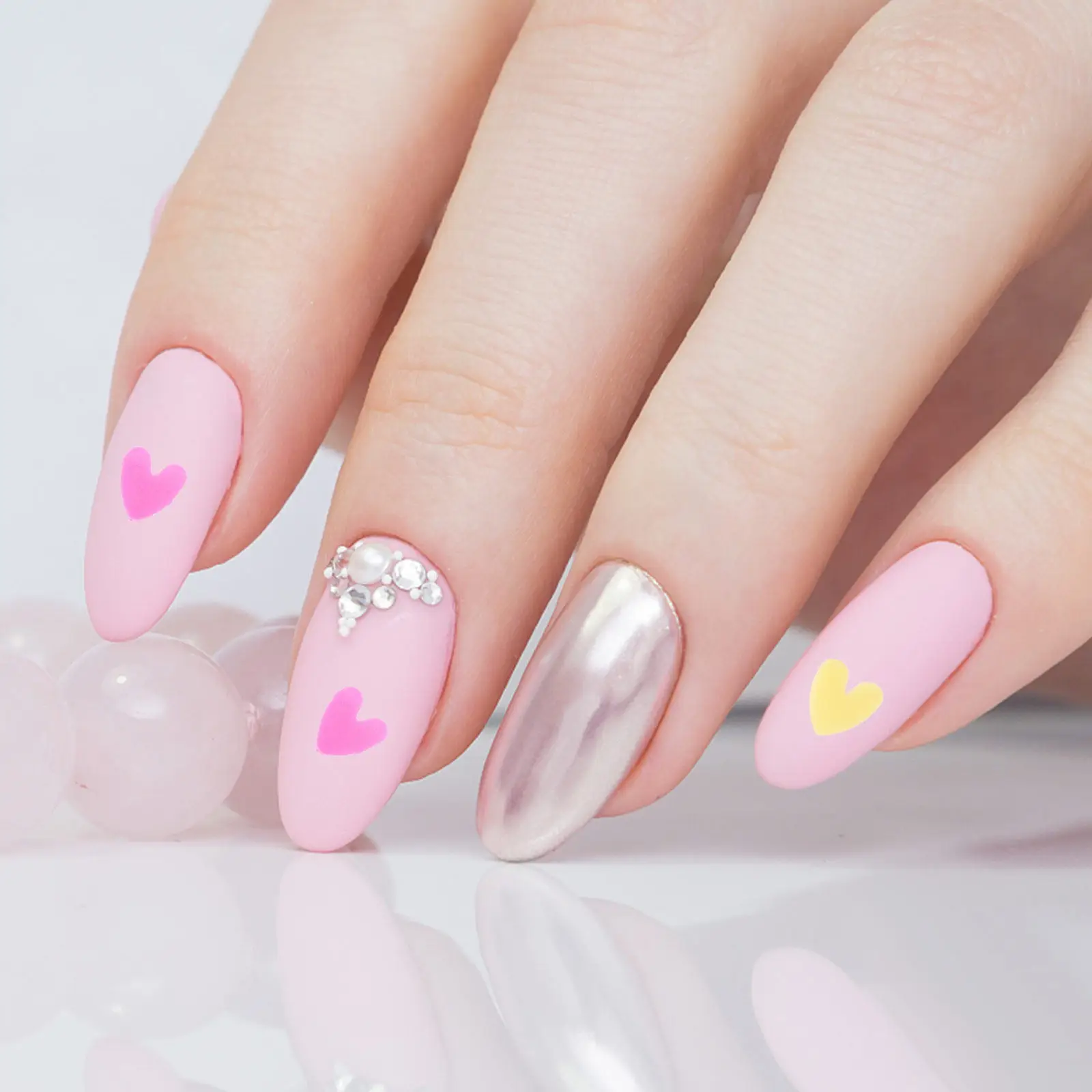 

2 Boxes Easter Nail Decors Elegant Nail Art Small Decors for DIY Manicure Home Salon Use Fashionable Party Festival Decor