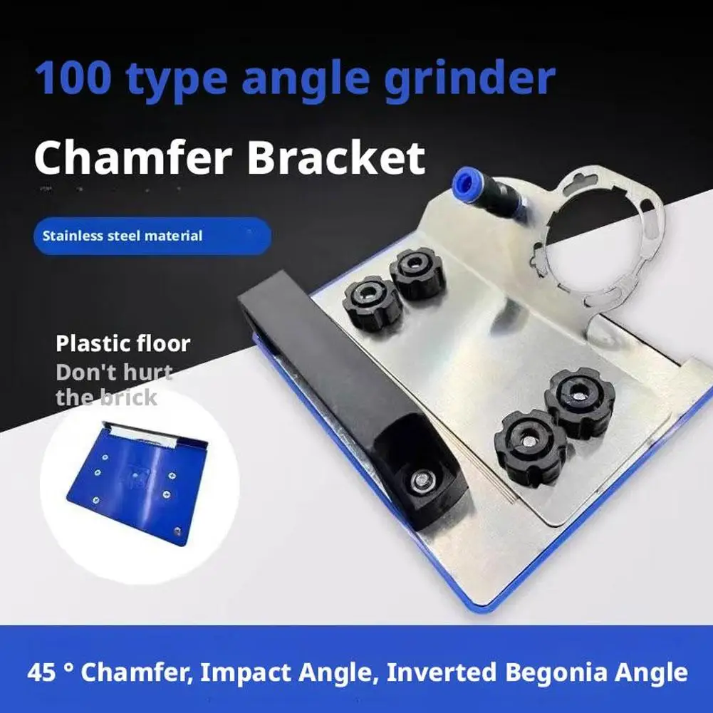 แบบพกพา 45 °   เครื่องเจียรเซรามิกสำหรับงานไม้และช่างก่ออิฐ เครื่องมือลบคม/กันชนอเนกประสงค์