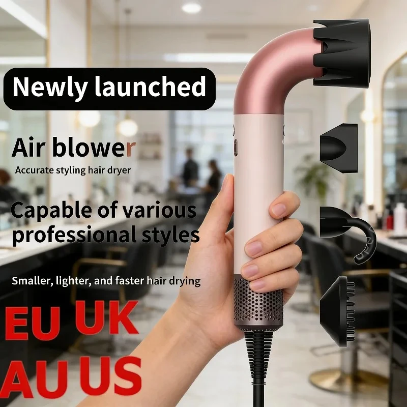 

New Leafless Hair Dryer: Negative Ion Blow Dryer, Constant Anion Tool for Fast Drying & Professional Hair Styling