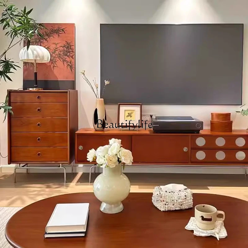 European Retro Tv Stand Metal Legs Premium Glamour Home Decor Tv Stand Classic Beauty Muebles Televisor