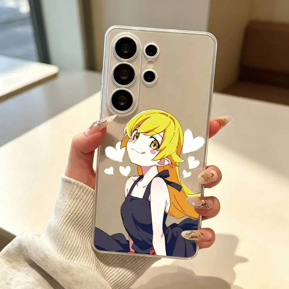 Monogatari Series Nisio Isin Phone Case For Samsung S25,S24,S21,S22,S23,S30,Ultra,S20,Plus,Fe Transparent Cover