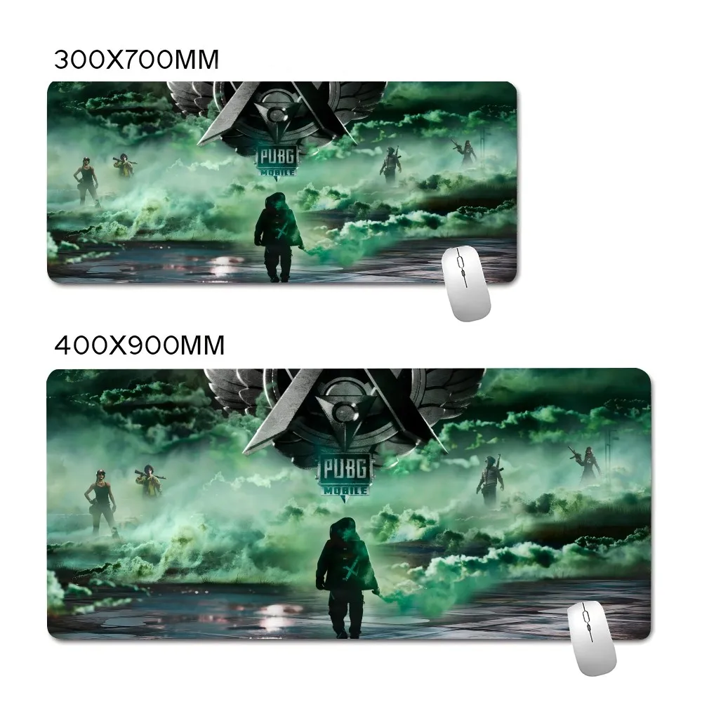 PUBG Game Mousepad Large Gaming Mouse Pad LockEdge Thickened Computer Keyboard Table Desk Mat