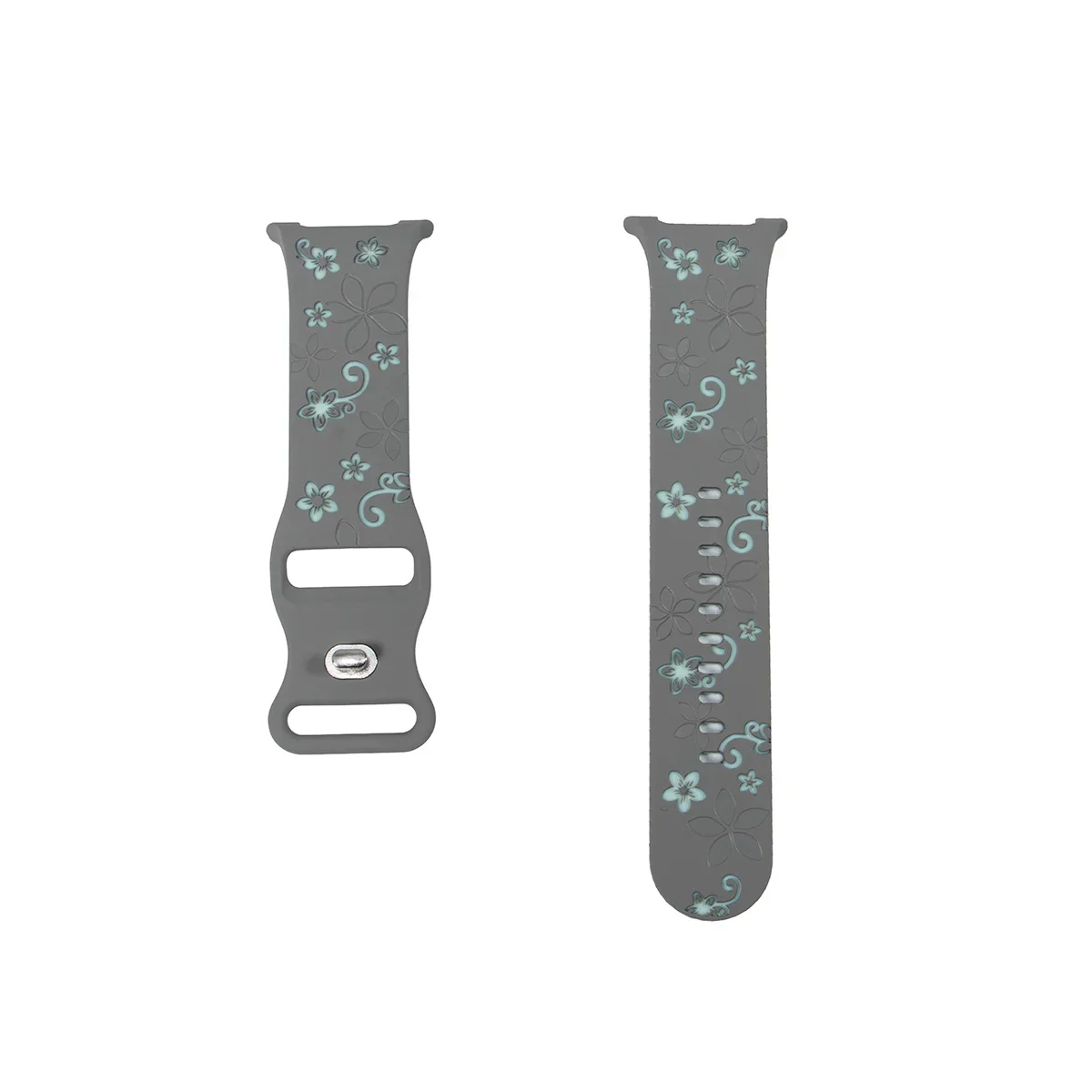 Bedrucktes Design-Armband für Samsung Galaxy Watch8 9 40 44mm Silikonband mit Gravur für Galaxy 8Classic 46 Blumenmuster-Armband – Detail 15