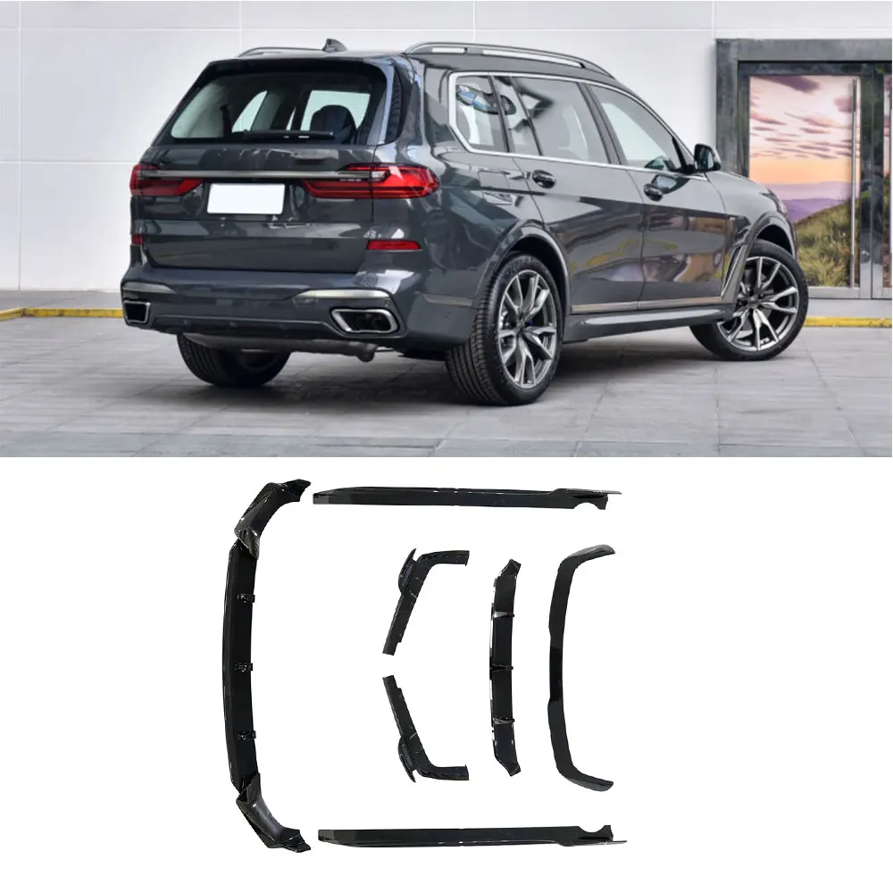 

VACOMUL углеродное волокно глянцевый черный передняя губа задний диффузор спойлер боковая юбка для BMW X7 G07 M Sport 2019-2021 комплекты кузова автомобиля ABS