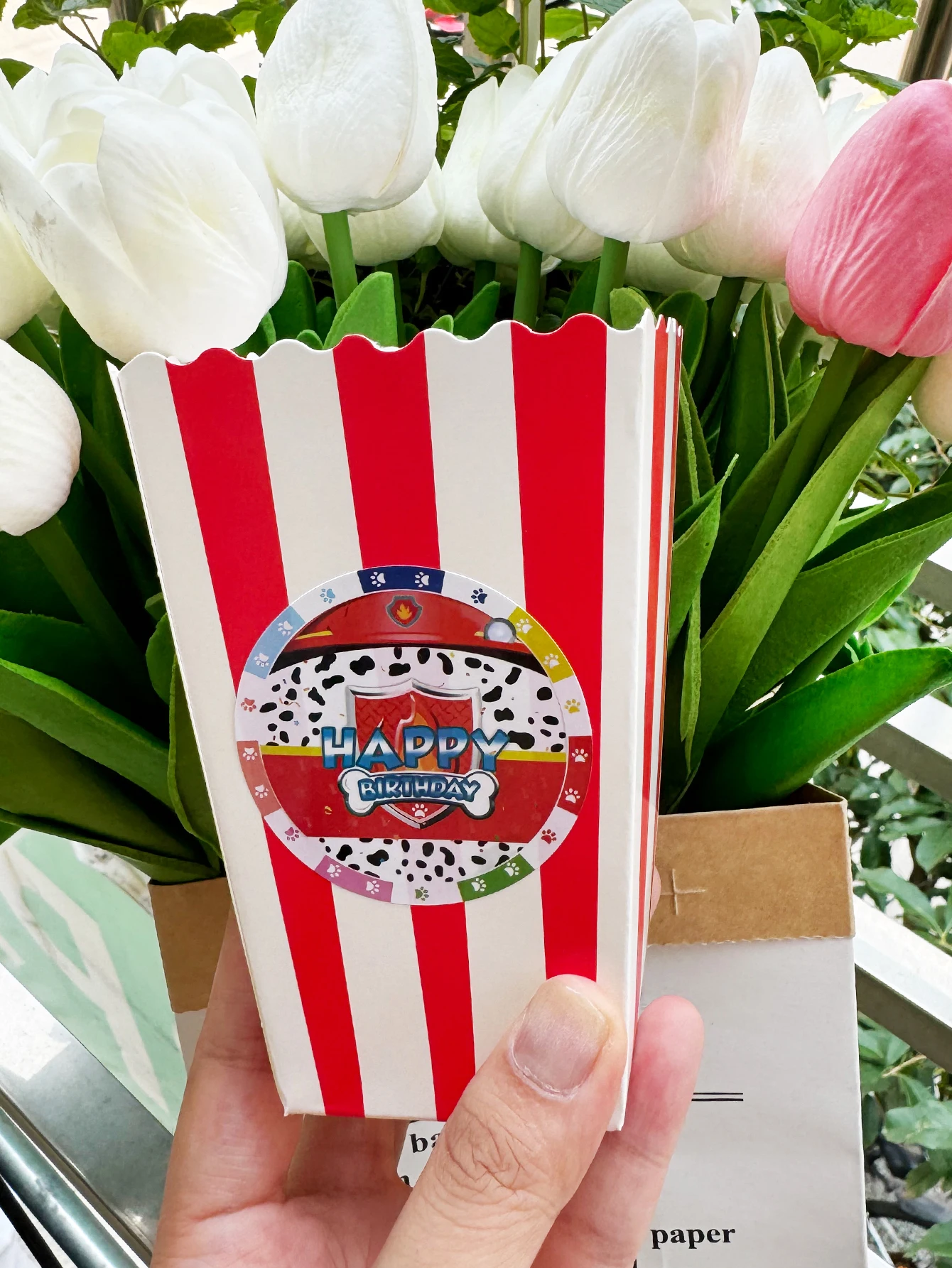 Paw Patrol Popcorn Dozen Papier Snoep Geschenken Verpakking Koekjes Doos Meisjes Jongens Verjaardagsfeestje Decoratie Baby Douche Benodigdheden