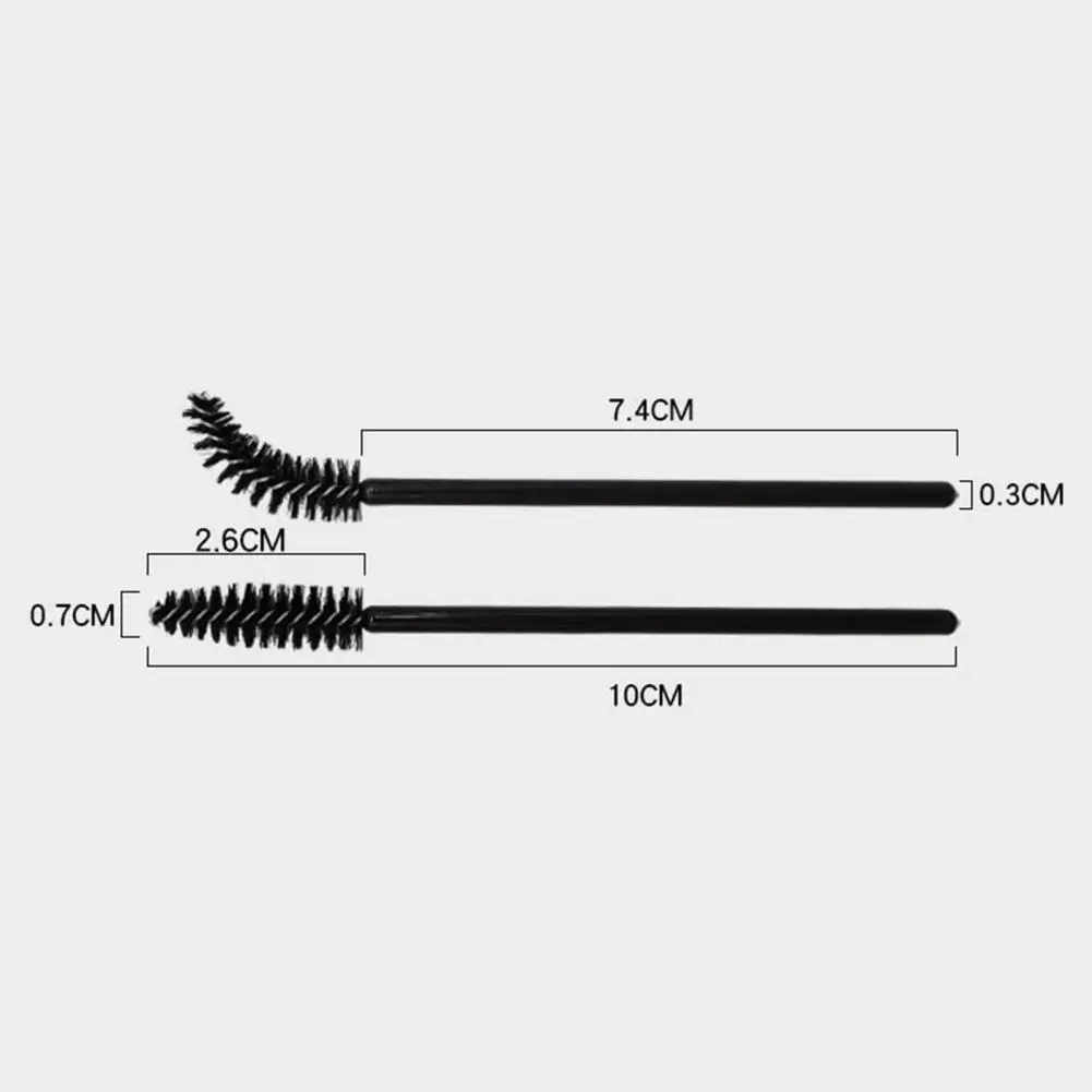 50 ชิ้นทิ้งแปรงขนตามาสคาร่าแปรงขนตาสําหรับผู้หญิงมาสคาร่า Applicators Eye Lashes Extension แต่งหน้าเครื่องมือ