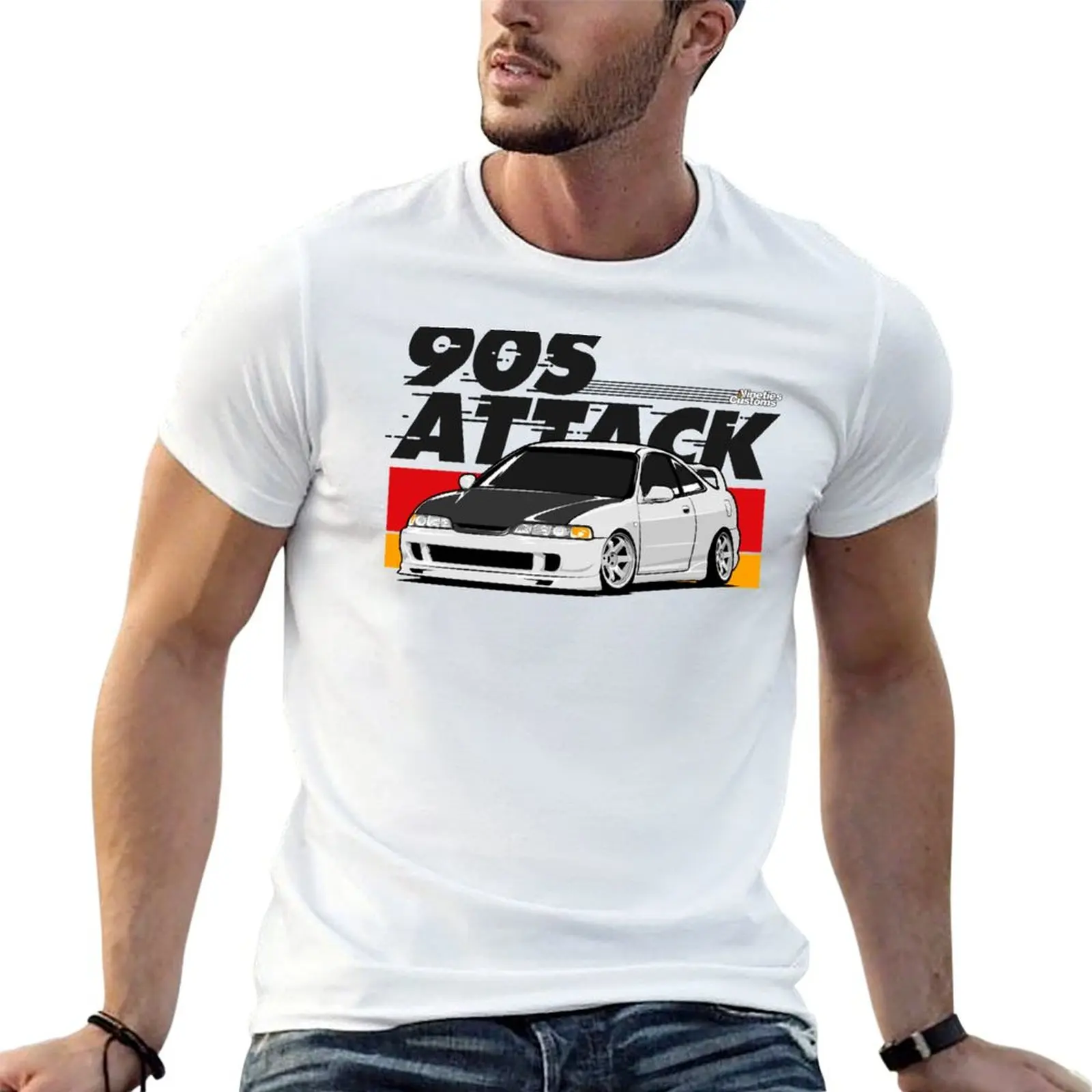 

shirts for 90s t shirt cotton man man T-Shirt summer Integra t Attack pack
