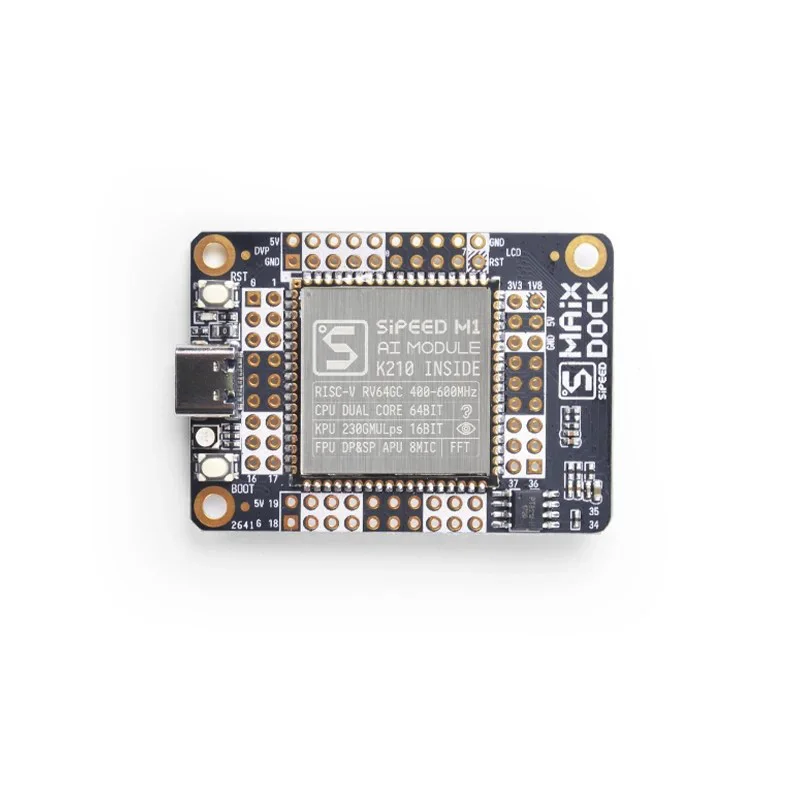 

Sipeed Maix Dock K210 AI+IoT deep learning vision wireless development board with GC0328 Camera and 2.4-Inch Screen