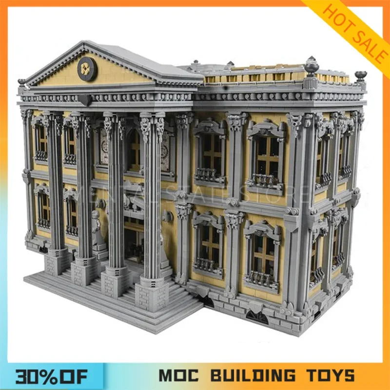 NEW13861PCS Customized MOC Court House Building Blocks Technology Bricks DIY Creative Assembly Education Toys Holiday Gift