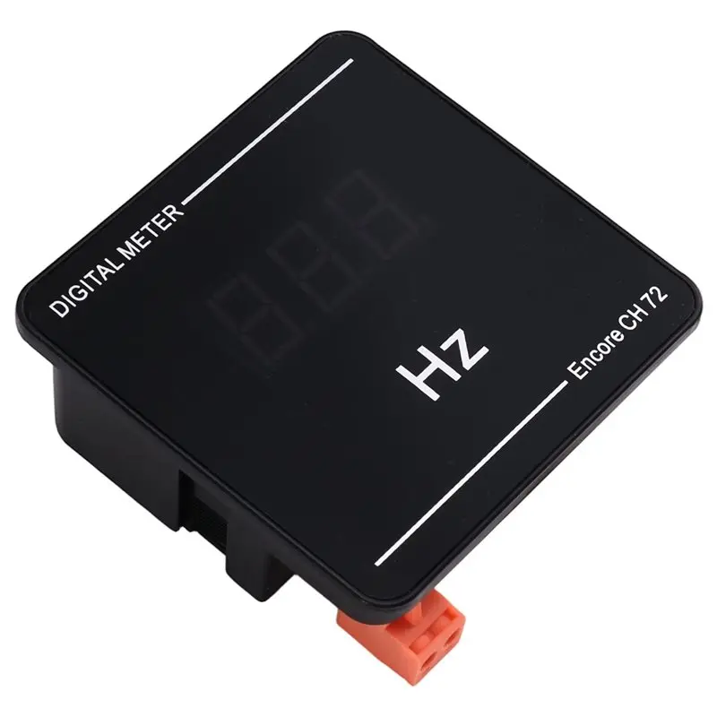 A74U 2X Digital Cymometer Digital Frequency Meter 10-99.9Hz AC50-500V 0.56In LED Display Hz Counter Tester Cymometer