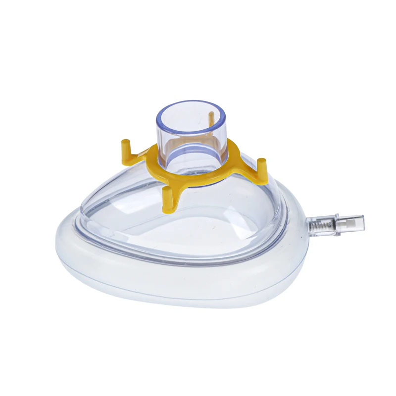 PVC Anesthesia Mask Sterilized Disposable Resuscitate Face Masks Single Package Whole Sale