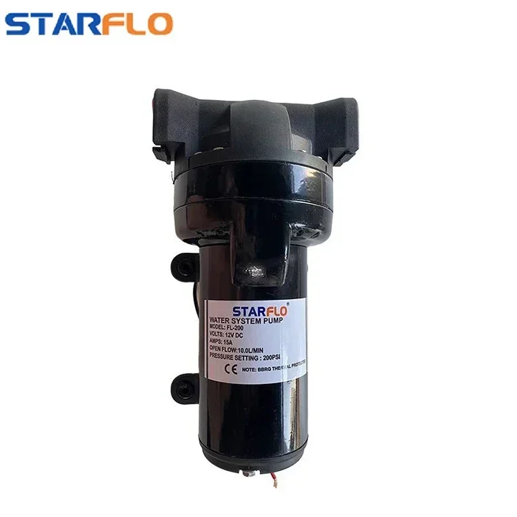 STARFLO high flow agriculture diaphragm 12 volt water pump high pressure flojet marine diaphragm pump 24vdc