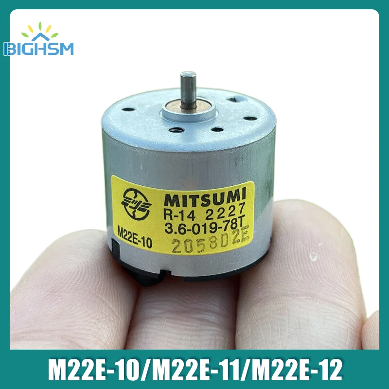 MITSUMI M22E-10 11/12 6 극 로터 310 DC 모터, 마이크로 22mm, 3.7V-6V 고속 엔진, 문신 기계 면도기