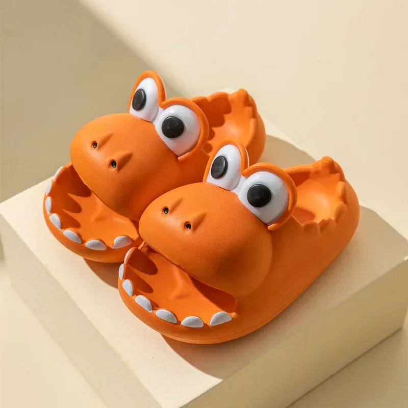 2023 New Cartoon Hippo Summer Girls Boys Sandals Slippers For Kids EVA Soft Sole Antiskid Indoor Home Children Baby Slides Shoes