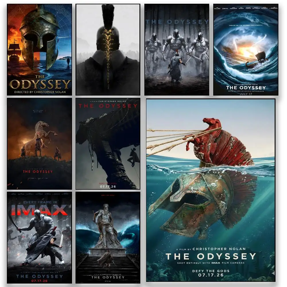 Myth T-The Odyssey Greek Epic Adventure Classic Poster HD Wall Decor for Bedroom Living Room Dorm Bar Cafe Office Gift