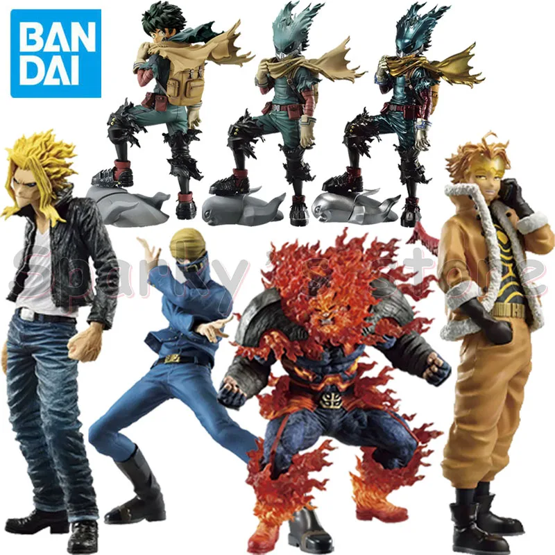 Bandai Original Ichiban KUJI MY HERO ACADEMIA Anime Figure Midoriya Izuku All Might Action Figure Toys for Boys Girls Kids Gifts