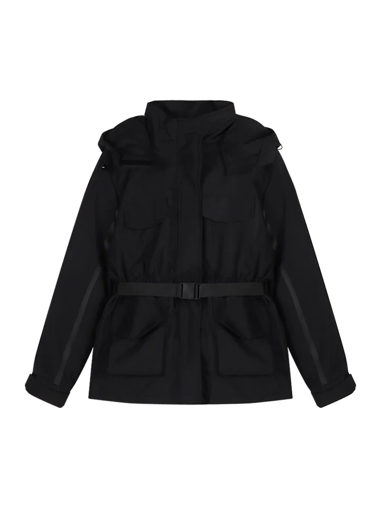 2024 Winter New Women Tops Parkas Coats Korean Fashion Stand Collar Long Sleeve High Waist Slim Female Quilted Parkas Coats