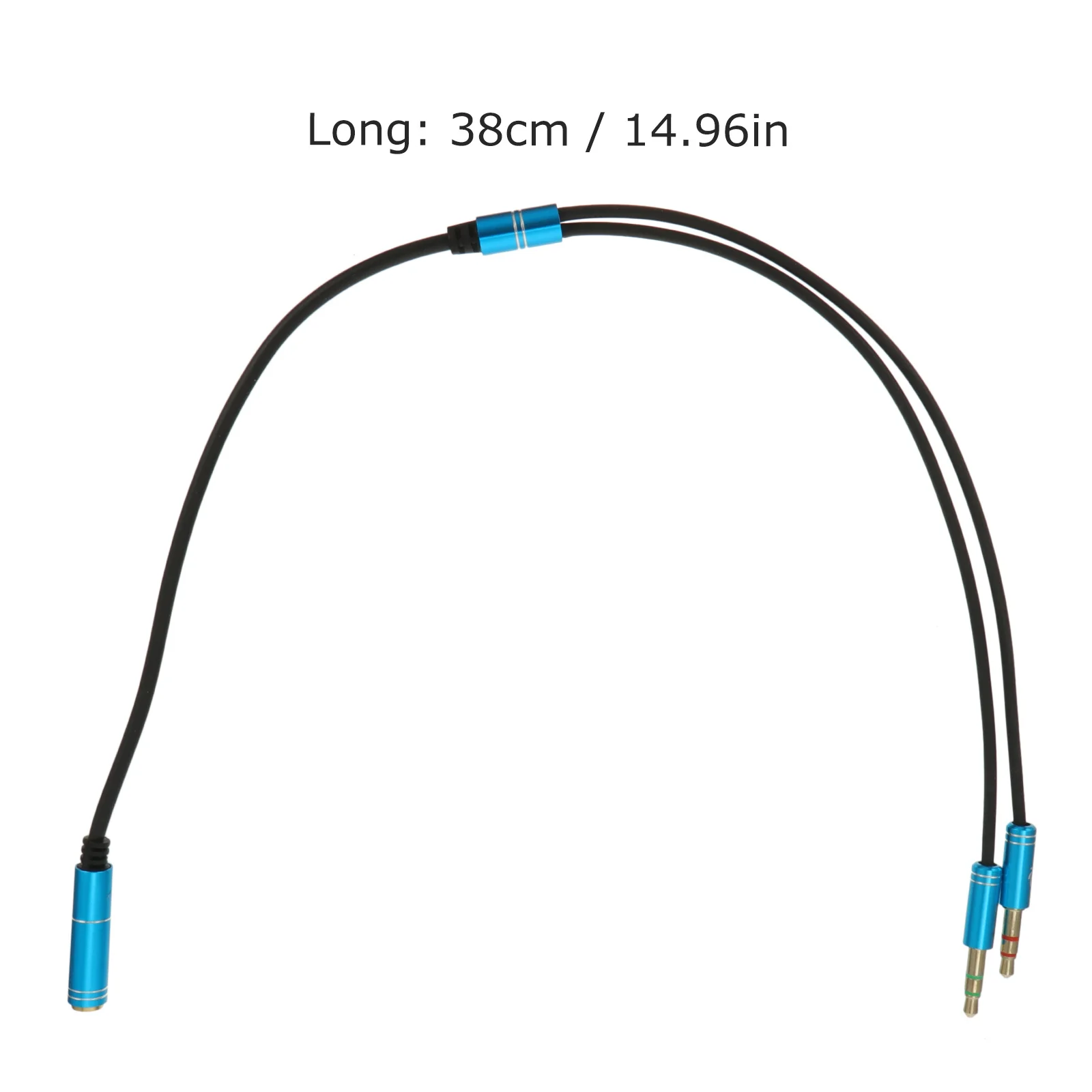 2 قطعة 3.5 مللي متر الصوت تمديد كابل مطلية بالذهب موصل الألومنيوم الإسكان الأكسجين الحرة الأسلاك النحاسية لسماعات الرأس ميكروفون