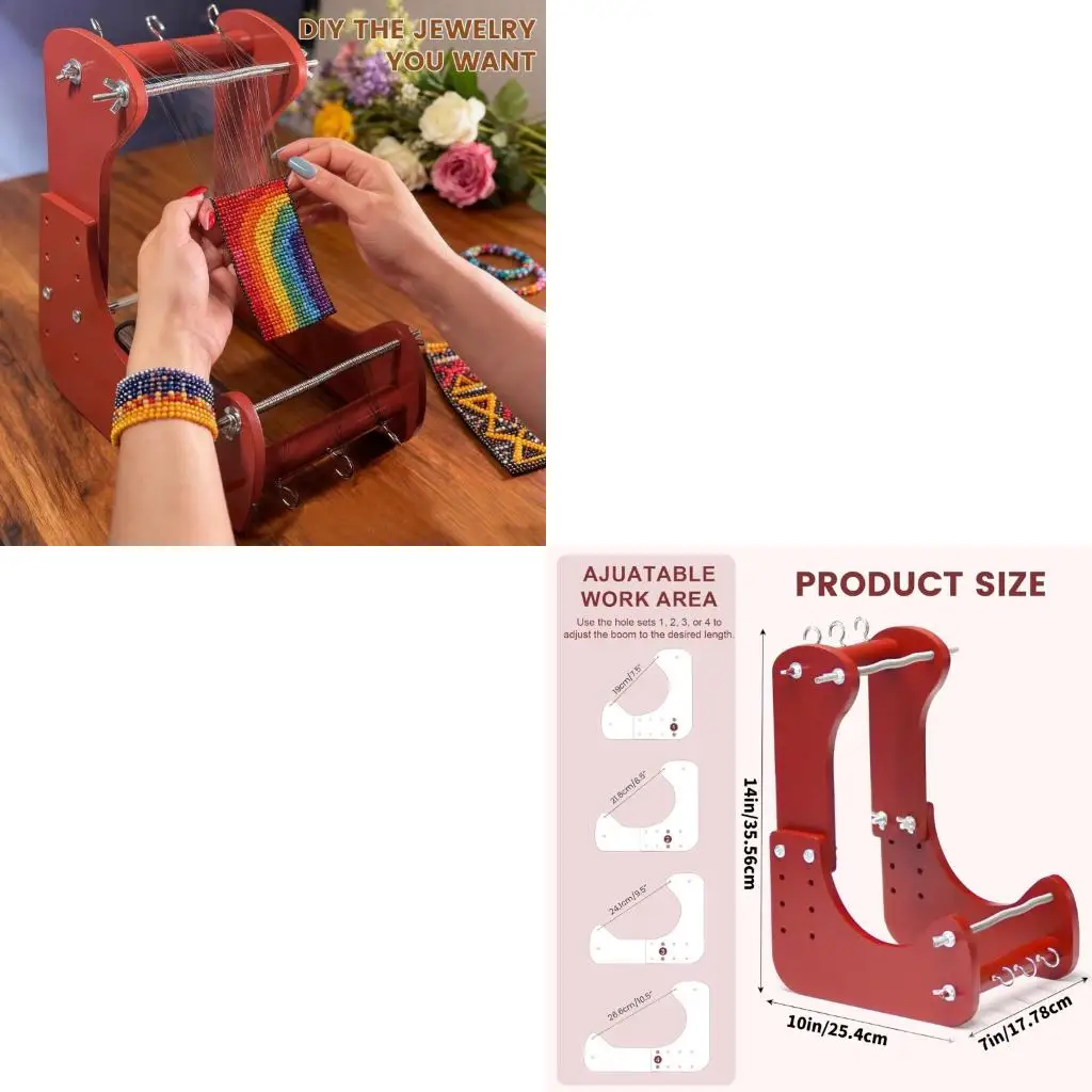  Versatile Adjustable Beading Loom Stand Perfect For Various Jewelry Projects