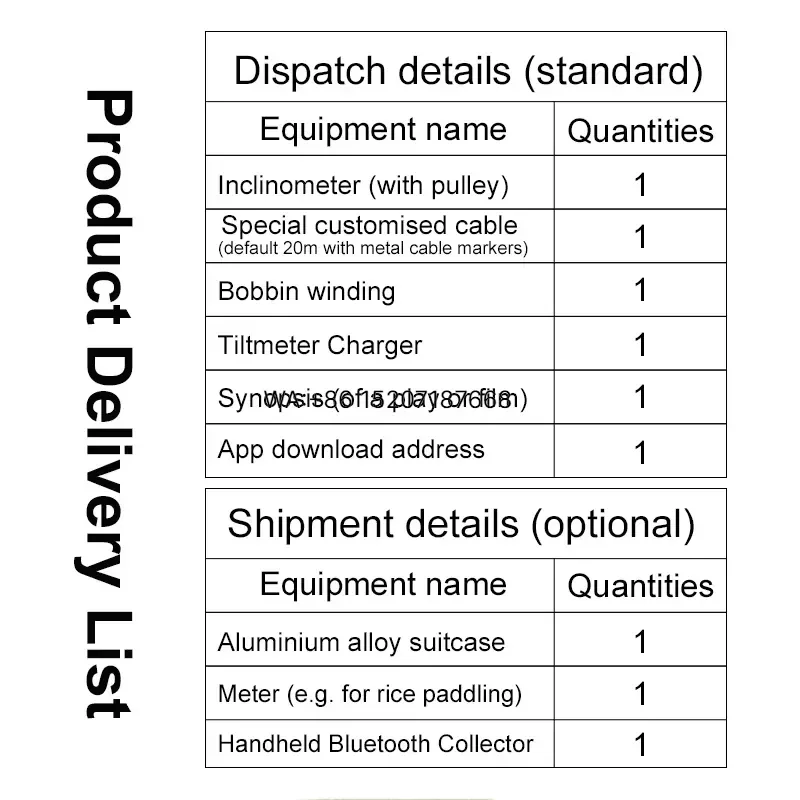 Wmwmnu 2026 Low Cost In-Placed Bluetooth Inclinometer Sensor High Level Borehole Drilling Inclinometer