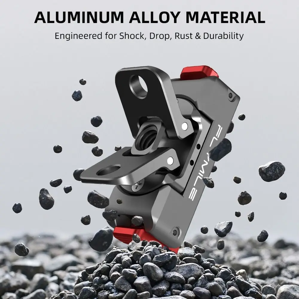 

Rotatable Magnetic Mount Base Quick Release Aluminum Alloy Metal Adapter Lightweight Foldable for DJI Osmo Action 6/Nano