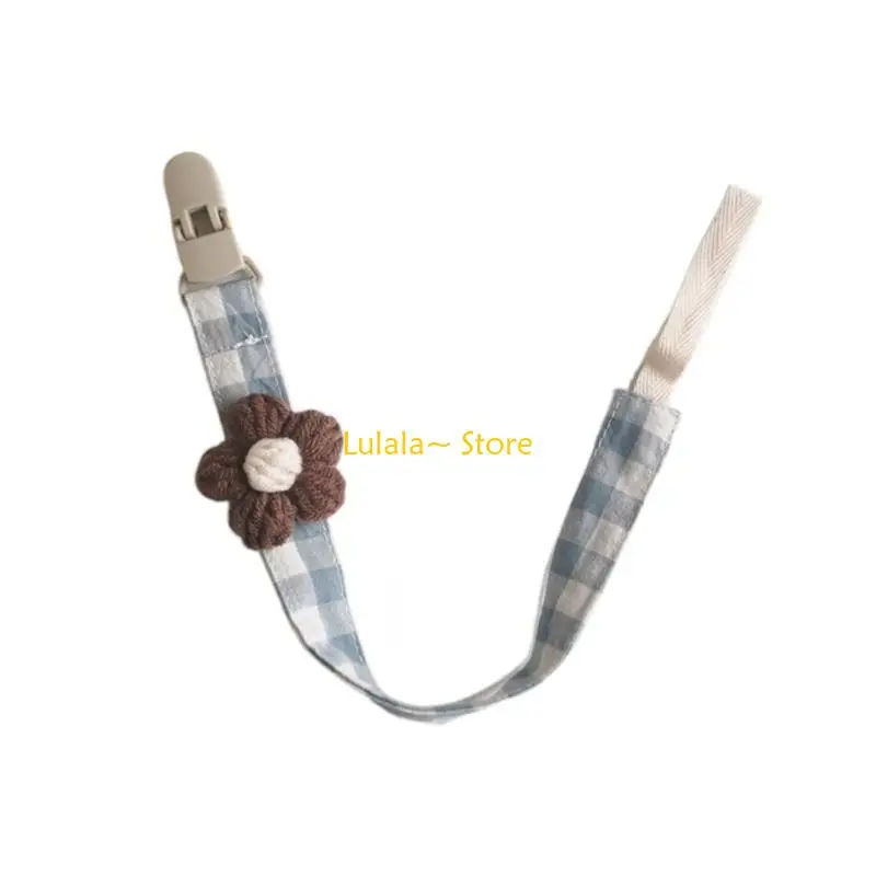 Y4QA Universal Pacifier Clip Soother Chain Holder Boys Girls Strap Baby Pacifier Clip
