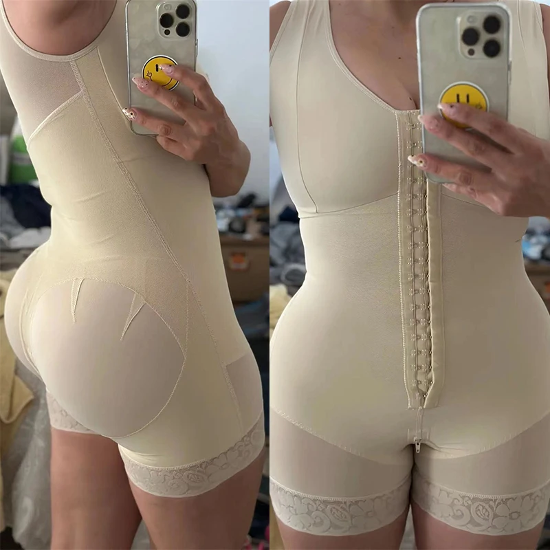 Full Body Shapewear Compressie Gordel Fajas Colombiaanse Corrigerende Ondergoed Tummy Controle Shaper Butt Lift Slanke Corset Body