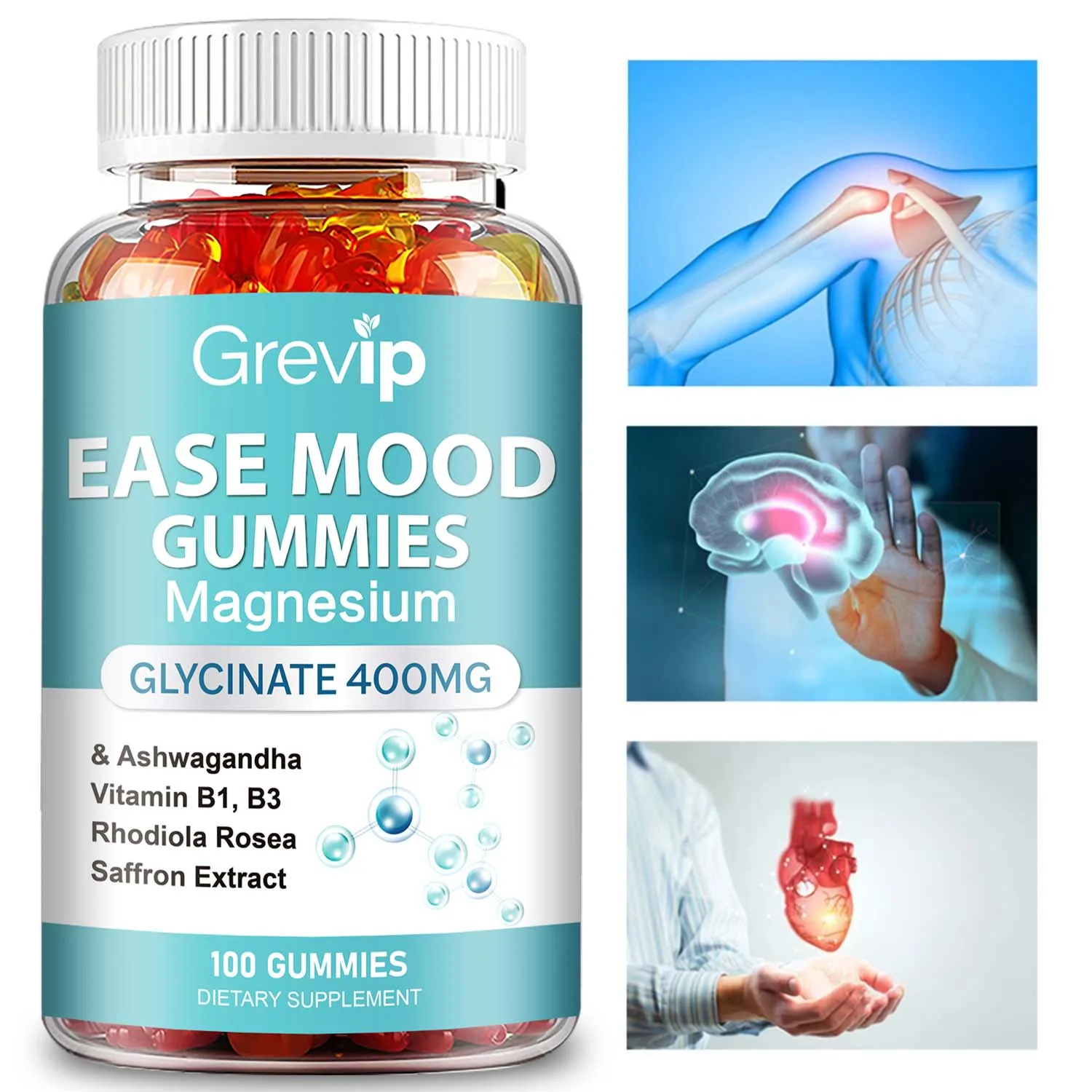 يسهل المزاج - يساعد على تحسين المزاج والهدوء، ويقلل من التوتر، ويحسن جودة النوم، ويقع على النوم بسرعة، وغير معدلة وراثيًا #1