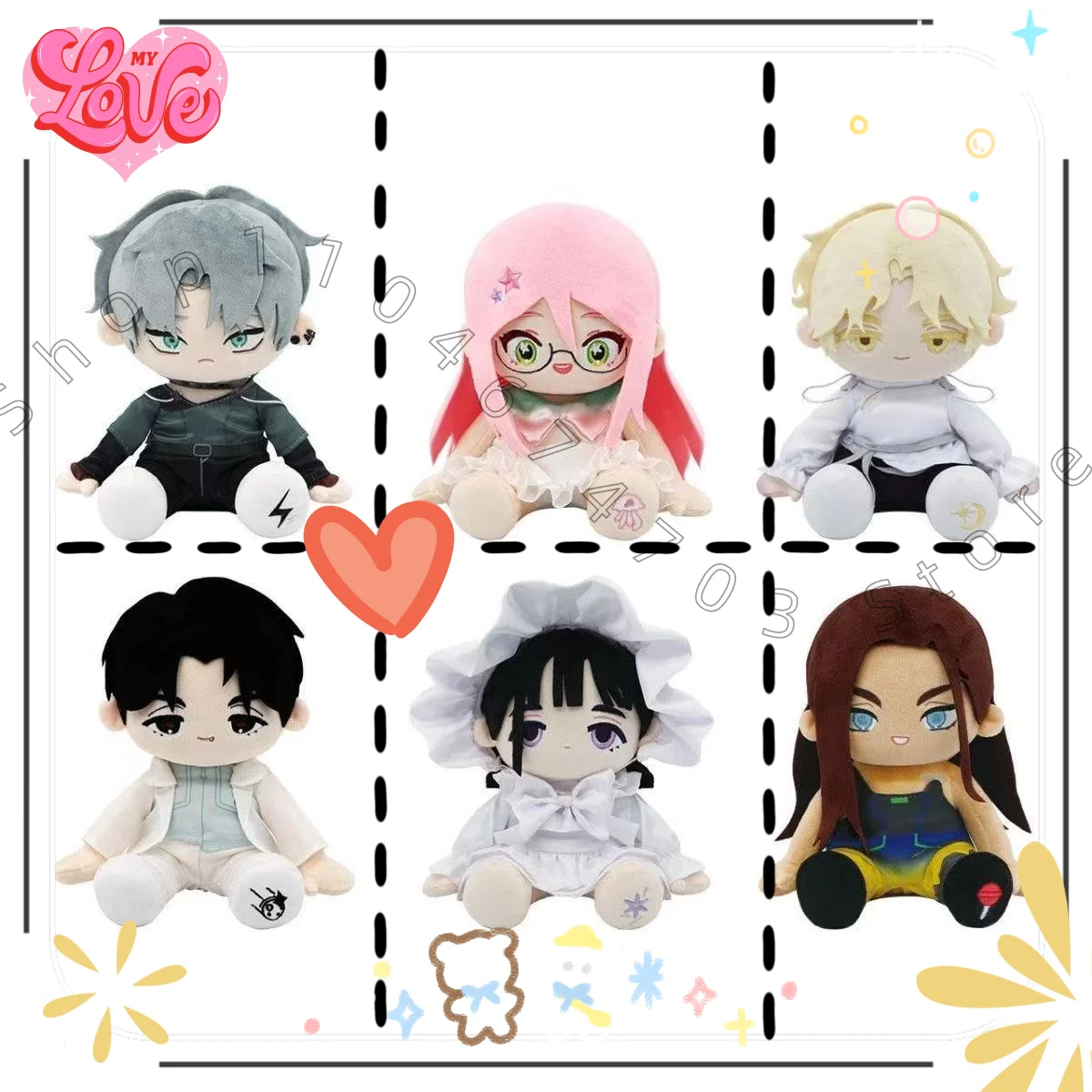 

Alienstage ALIEN STAGE Mizi Ivan Till Luka Sua Hyuna ALNST Ivti 20CM Cosplay Dress Up Stuffed Plushie Toys Idol Figures Gift