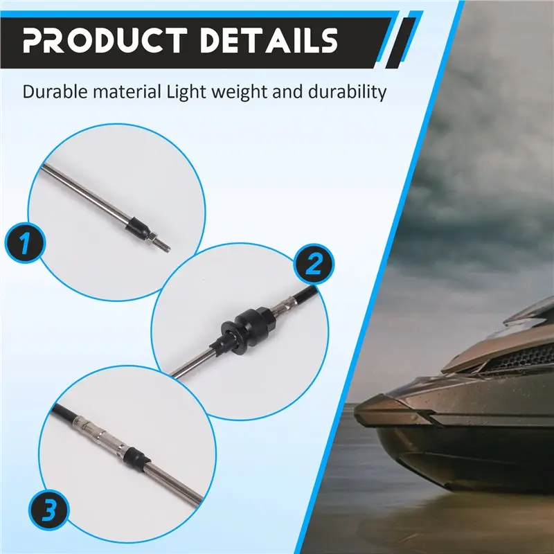 277001438 Steering Cable For PWC SEADOO GTX DI/RXT/GTX/Wake 2002-2014 155/RXT 215/RXT X 255 277001578 277001555-L94A